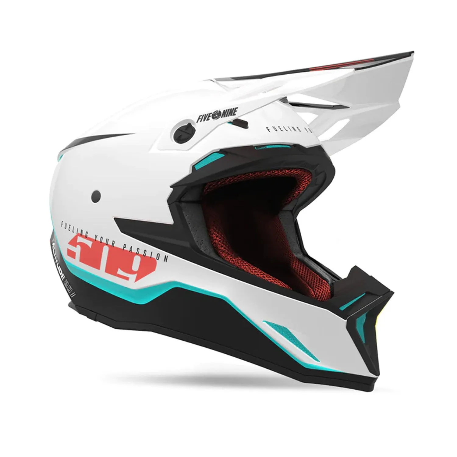 509  Altitude 2.0 Offroad Pro Helmet Fidlock MIPS Bag FMVSS 218 Sci-Fi White FMVSS 218