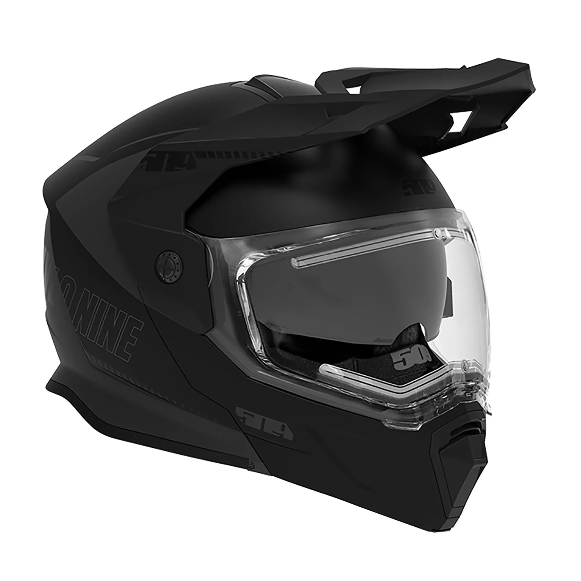 509  Delta R4 Ignite Snowmobile Helmet Fidlock Dual Electric Shield Matte Ops FMVSS 218