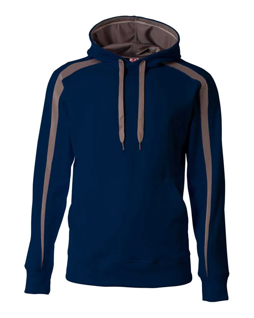 A4 N4004 Spartan Fleece Hoodie - Navy Graphite