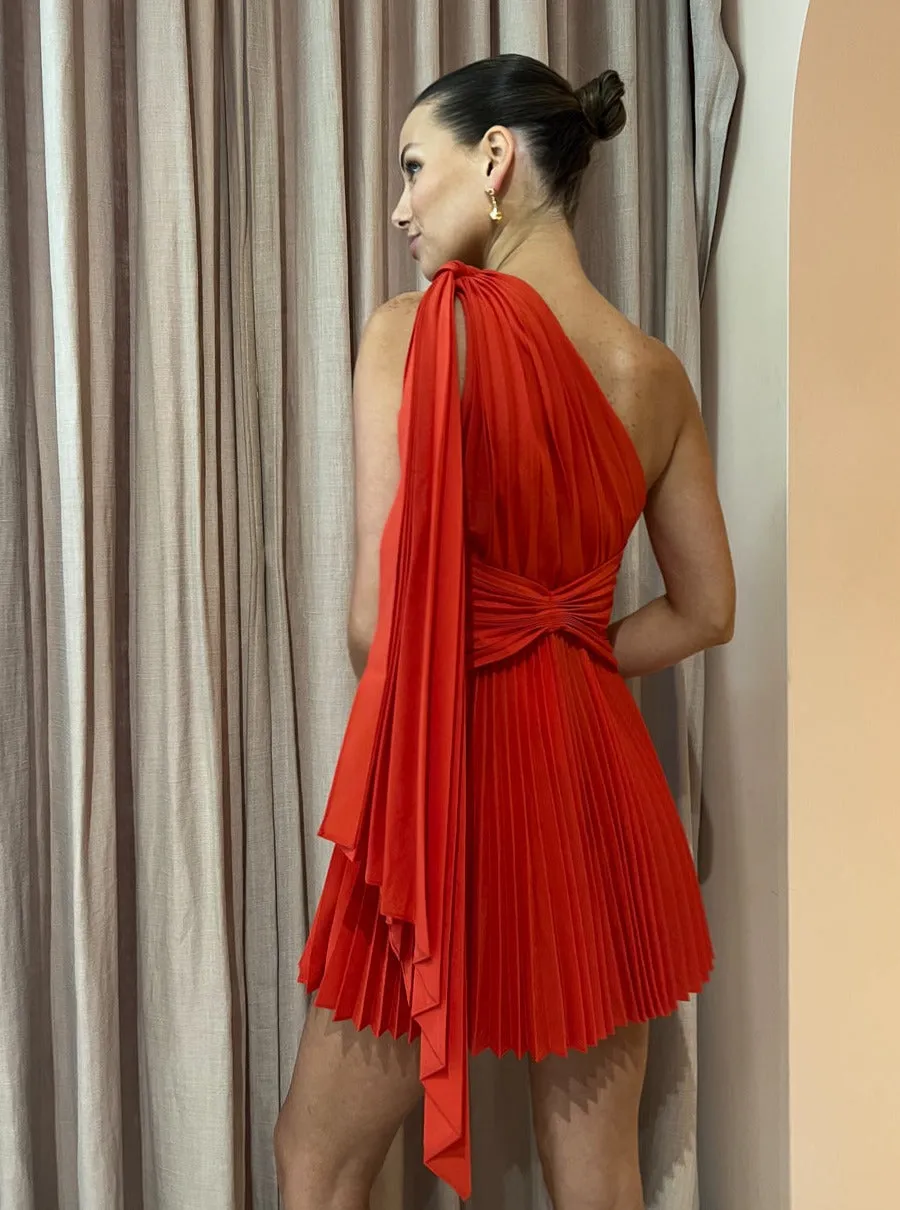 Acler Luton Dress in Scarlet