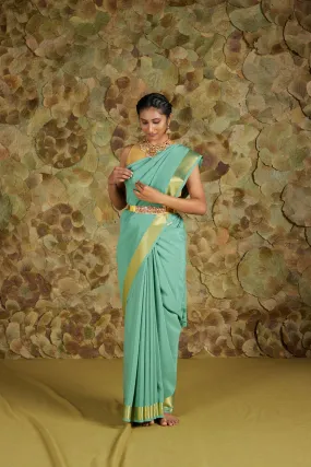 Akshate in Sky Blue/ಆಕಾಶ Akshate Saree