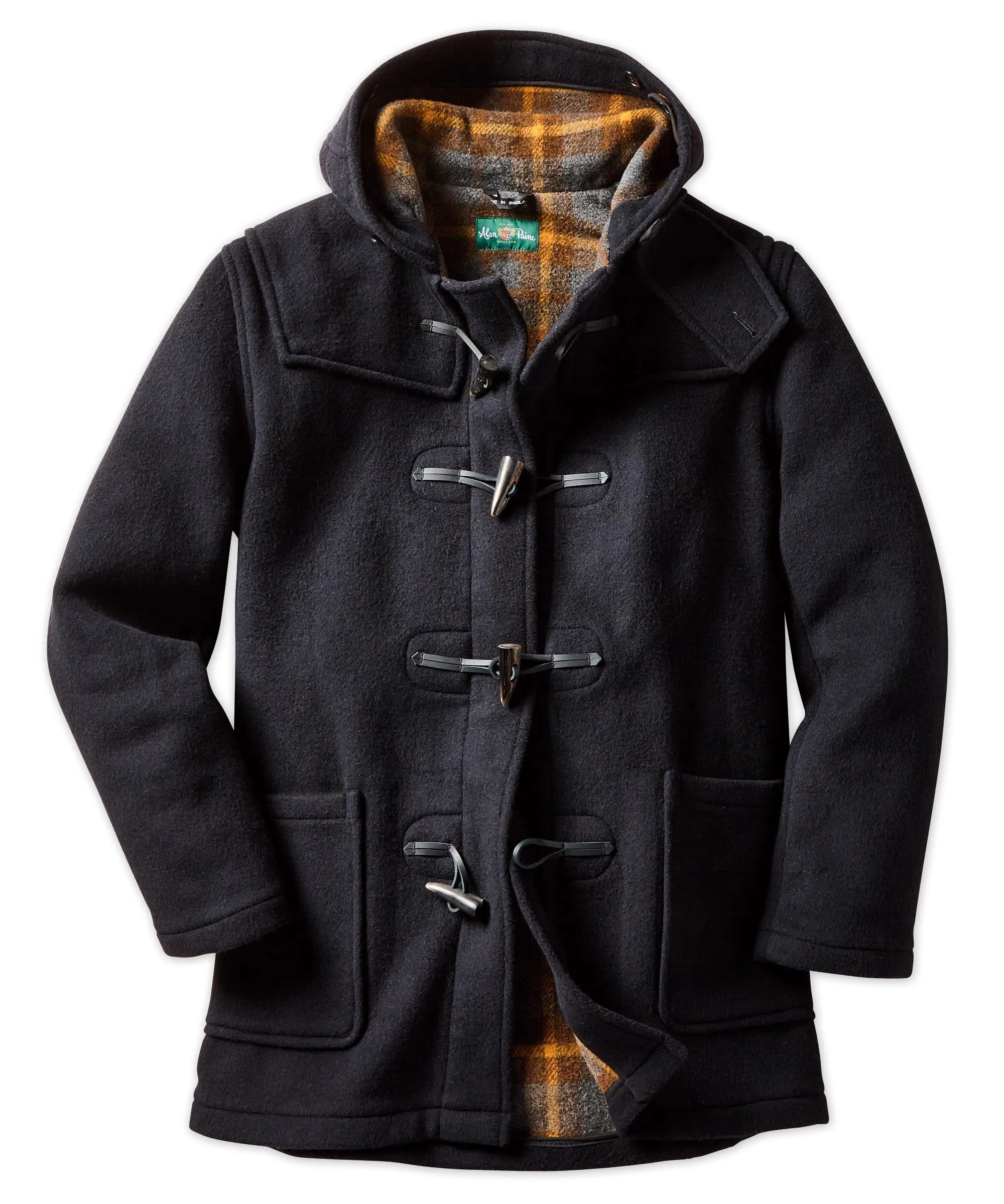 Alcombey Check Duffle Coat