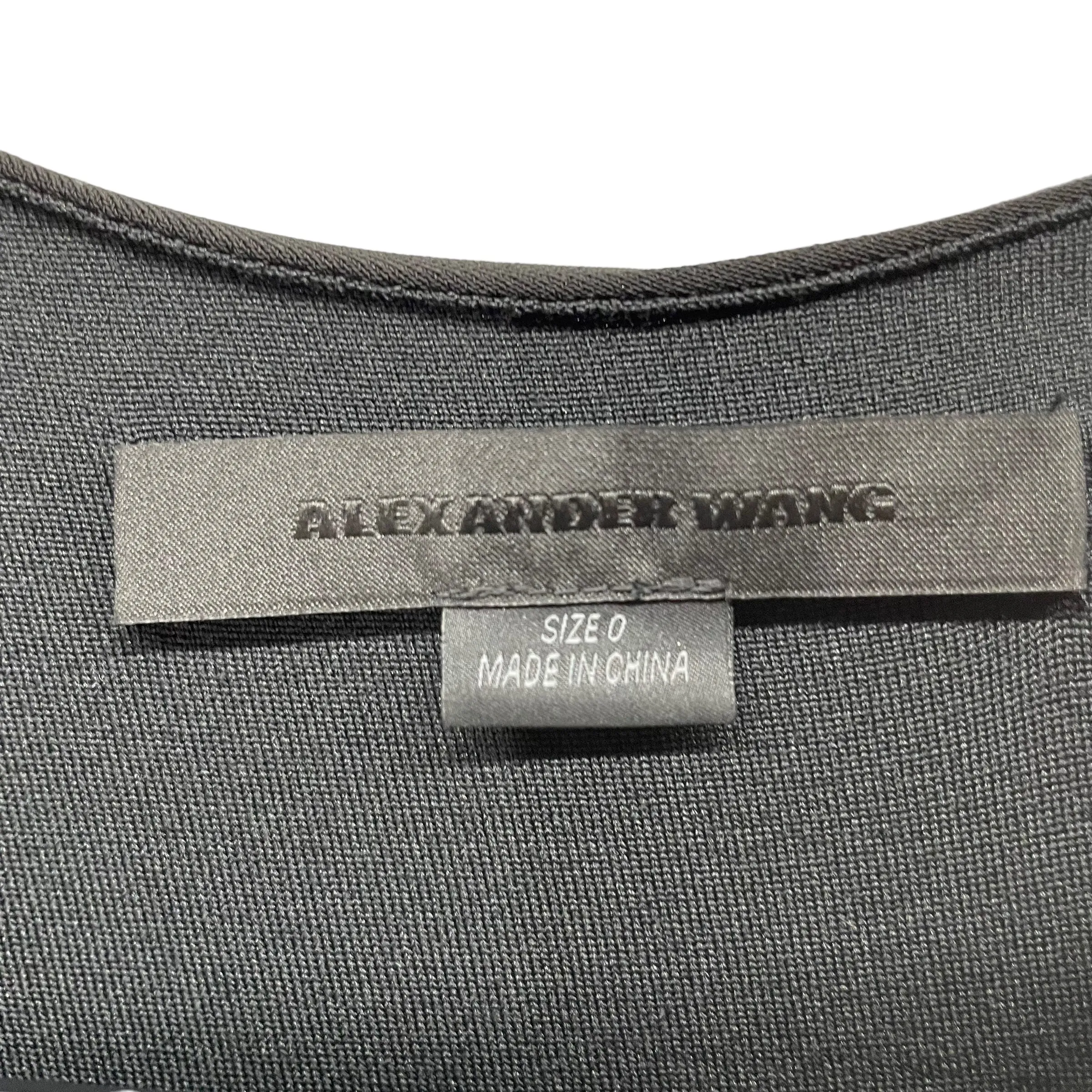 Alexander Wang/SL Dress/XS/Polyester/BLK/