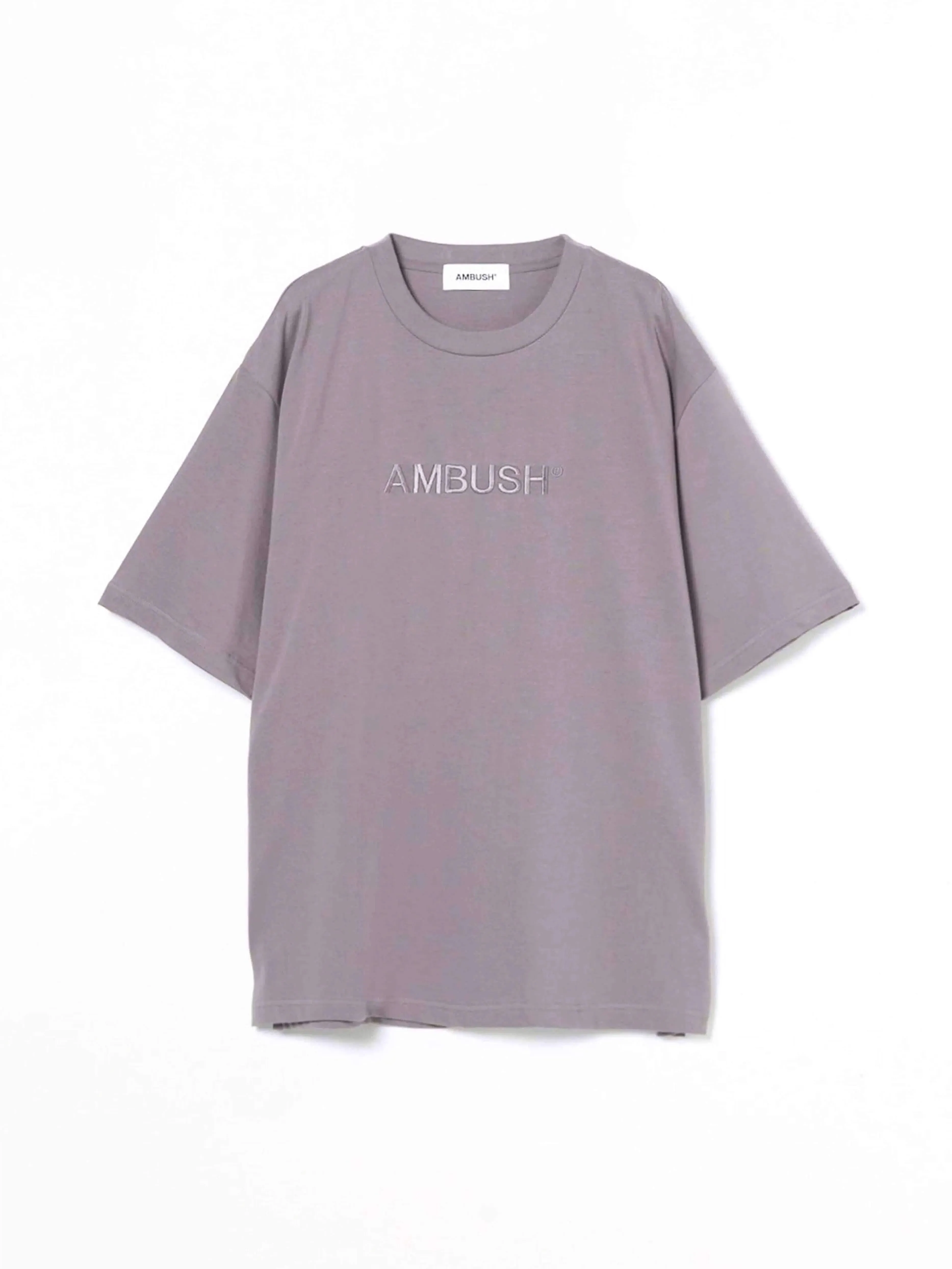 Ambush Logo Embroidery Tee Grey