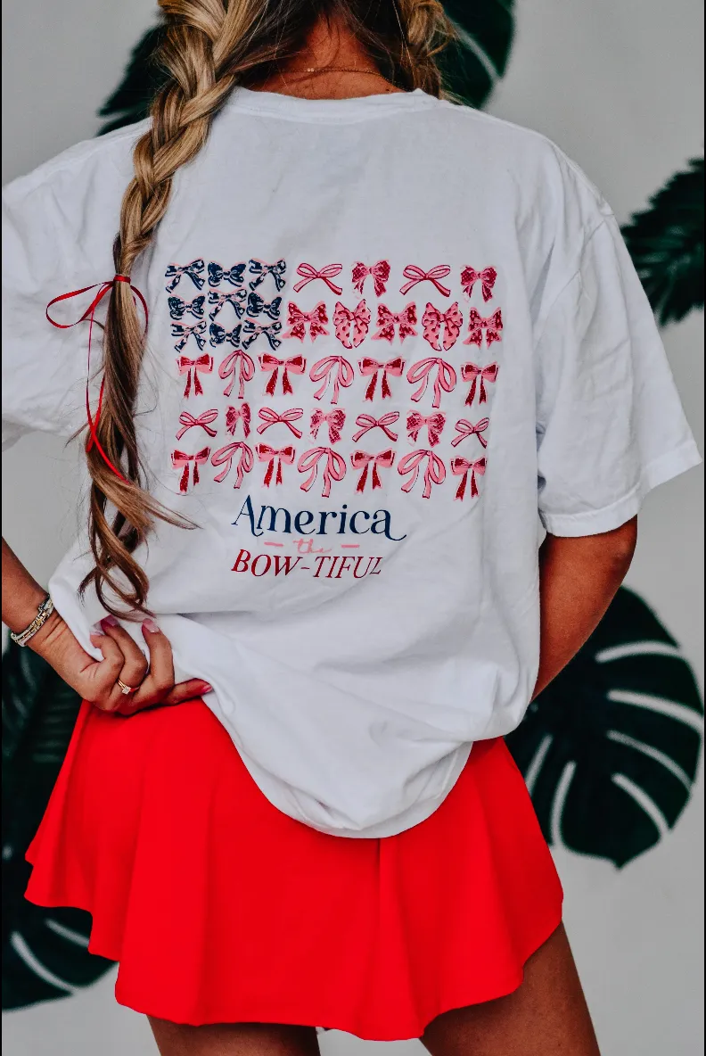 AMERICA THE BOWTIFUL NATION THAT I LOVE GRAPHIC TEE