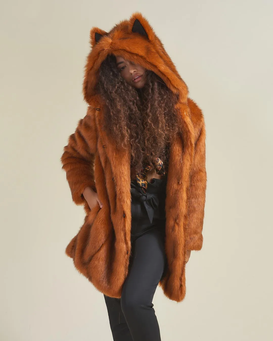 Artist Edition VAMP Wolf Classic Faux Fur Coat | Women's