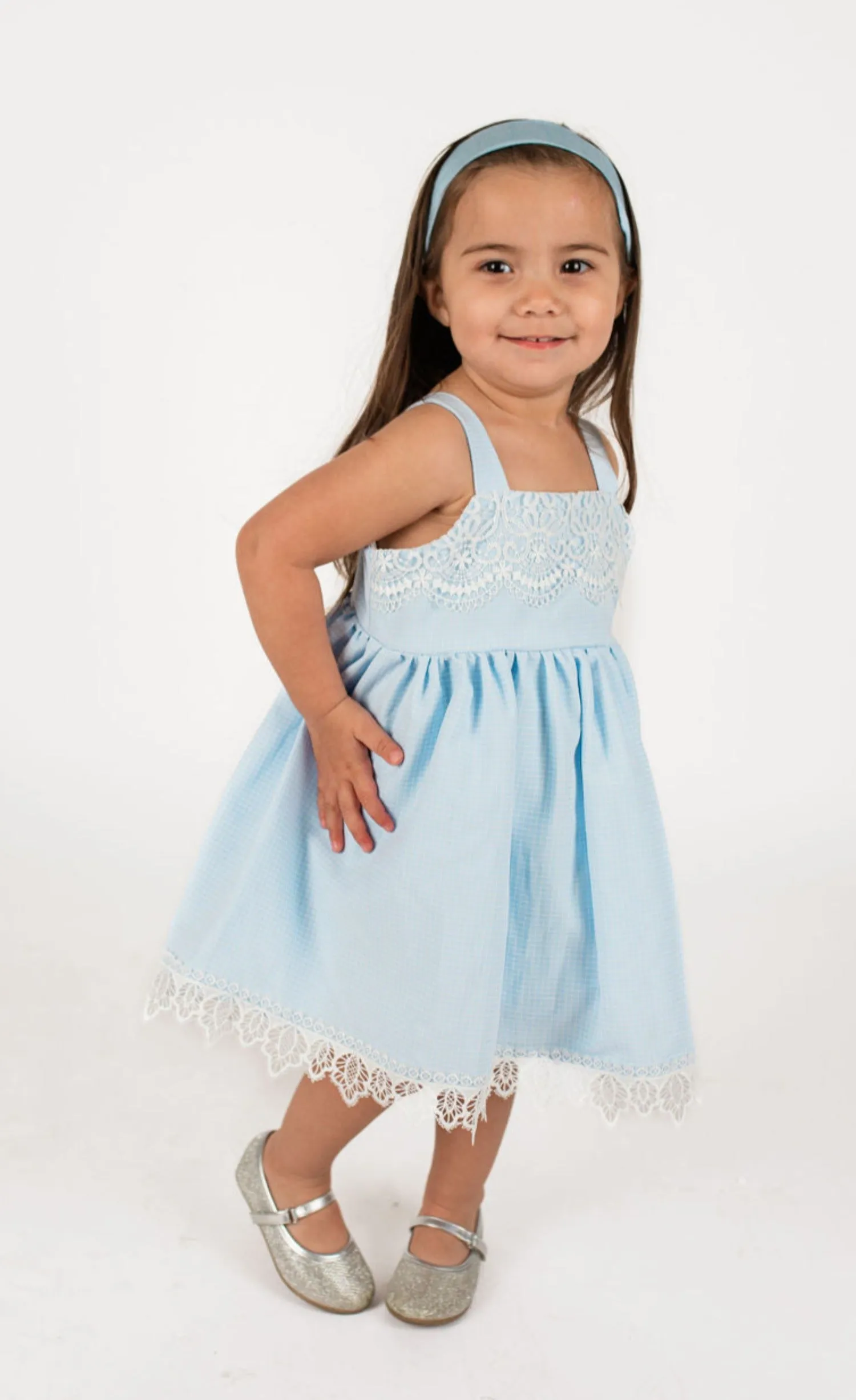 Baby Girl's Lace Blue Dress