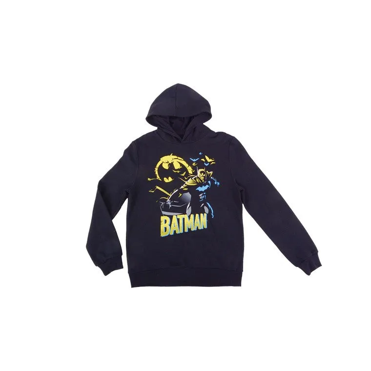 Batman Hoodie, Black, Size S