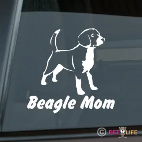 Beagle Mom Sticker