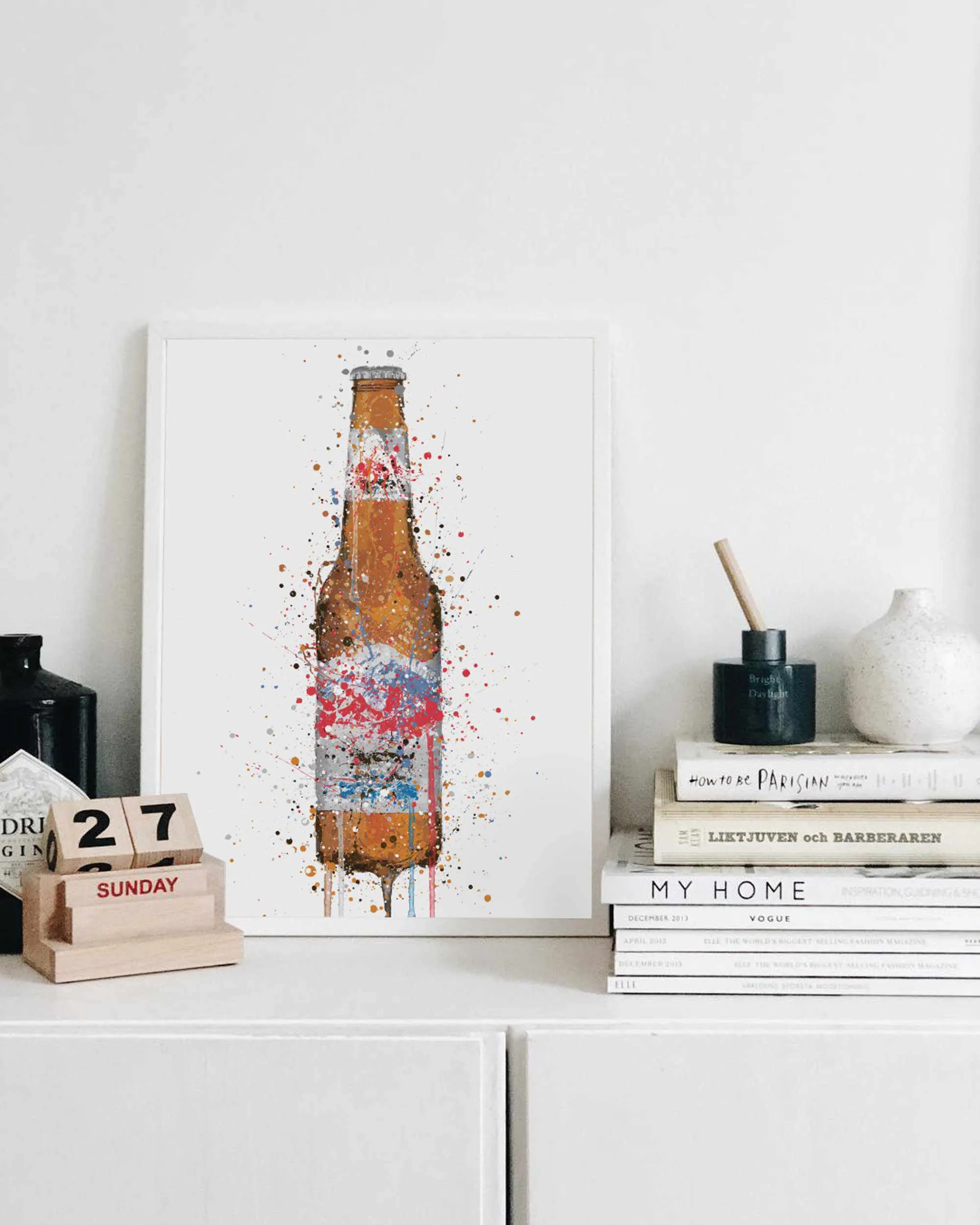 Beer Bottle Wall Art Print ‘Summit’