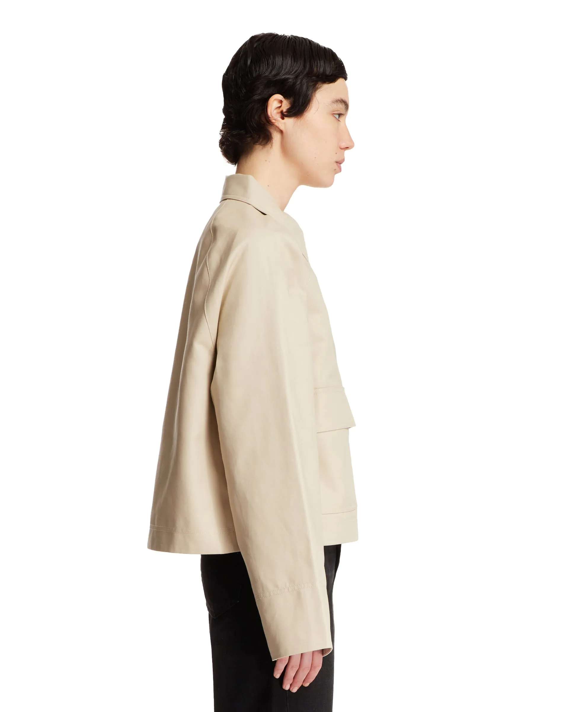 Beige Cotton Jacket