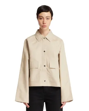 Beige Cotton Jacket