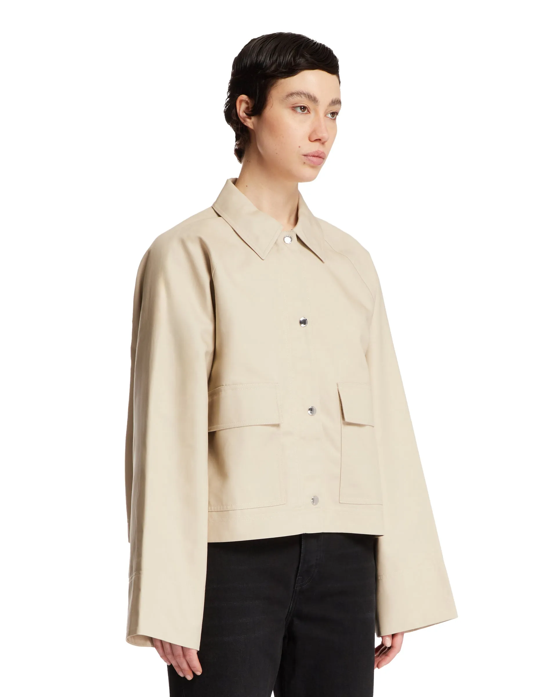 Beige Cotton Jacket