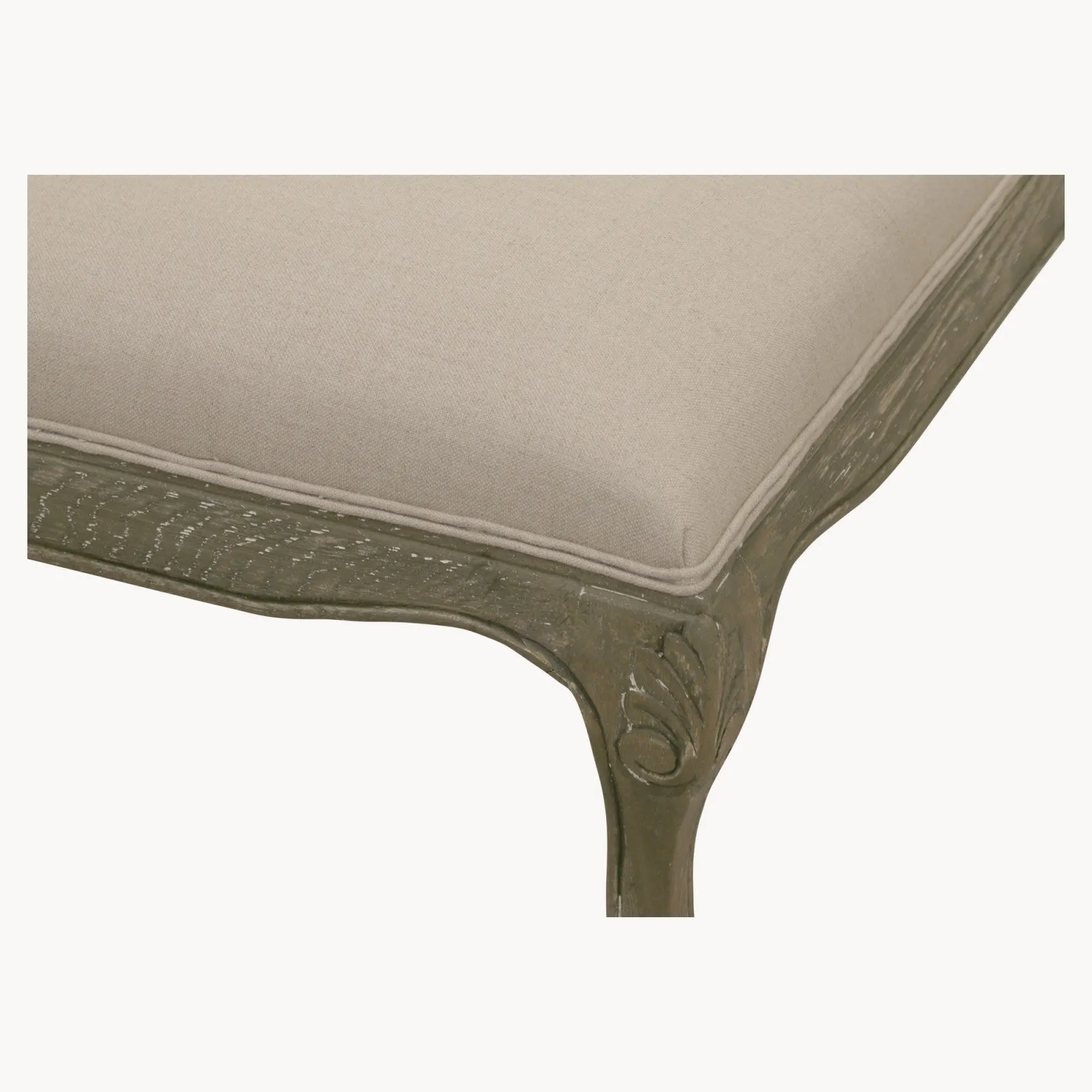 Beige Padded Coffee Table - Large