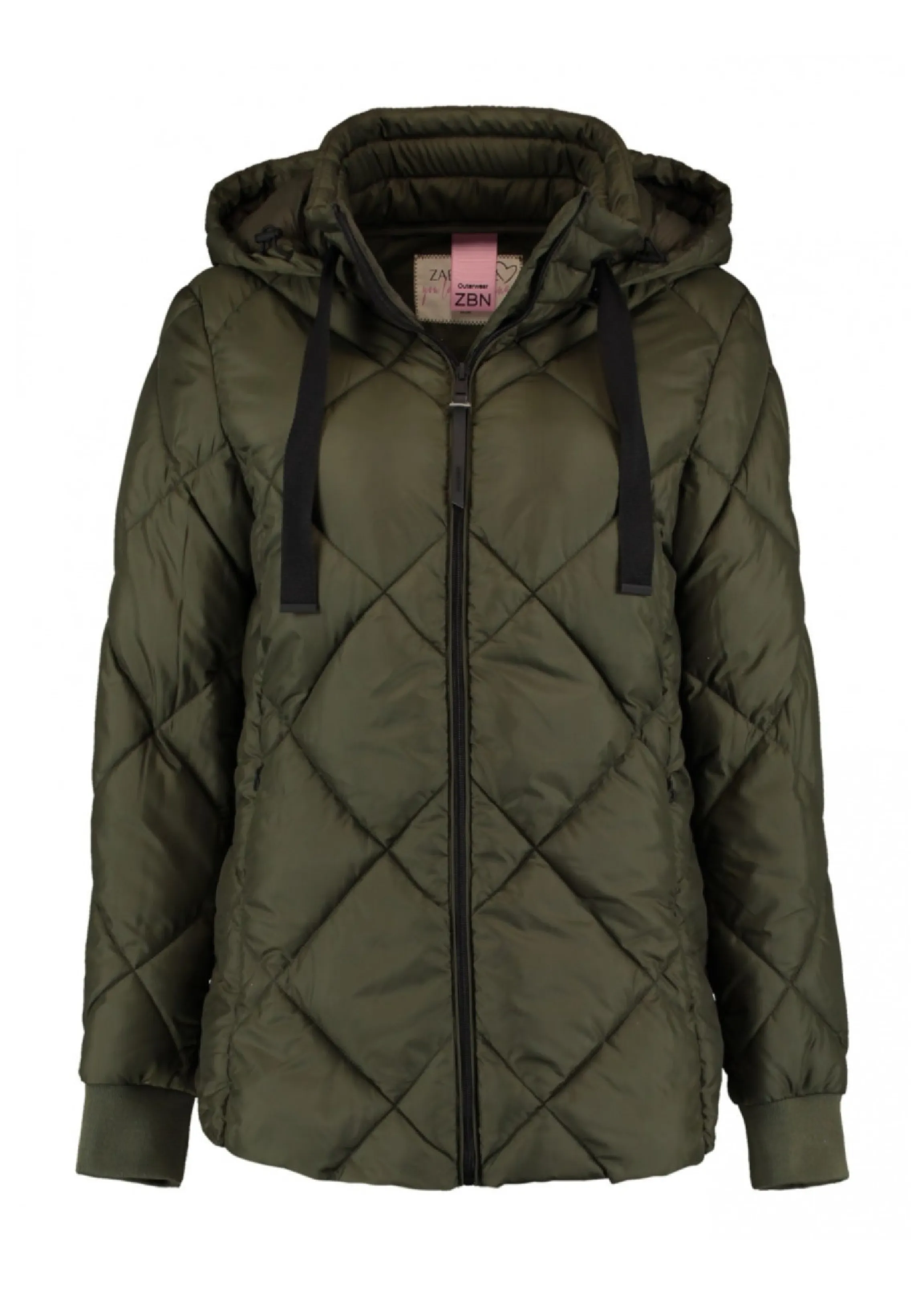 Bente Khaki Padded Jacket