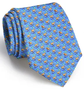 Birdie on Three: Boys Tie - Light Blue