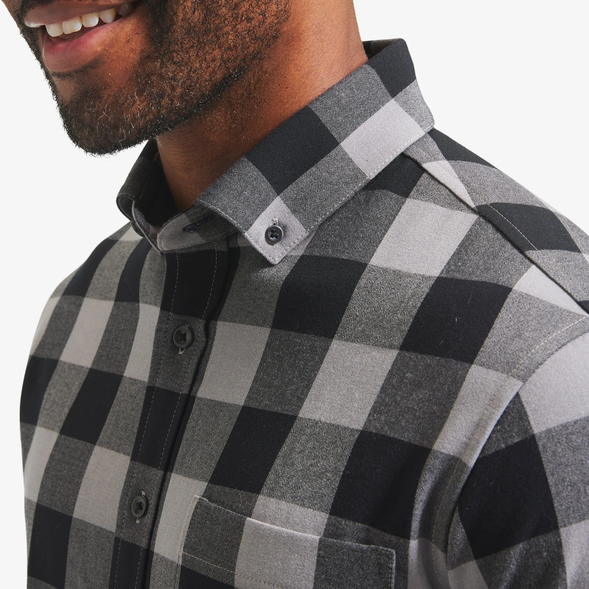 Black Gray Buffalo Check