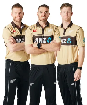 Blackcaps Retro Beige Kids Polo