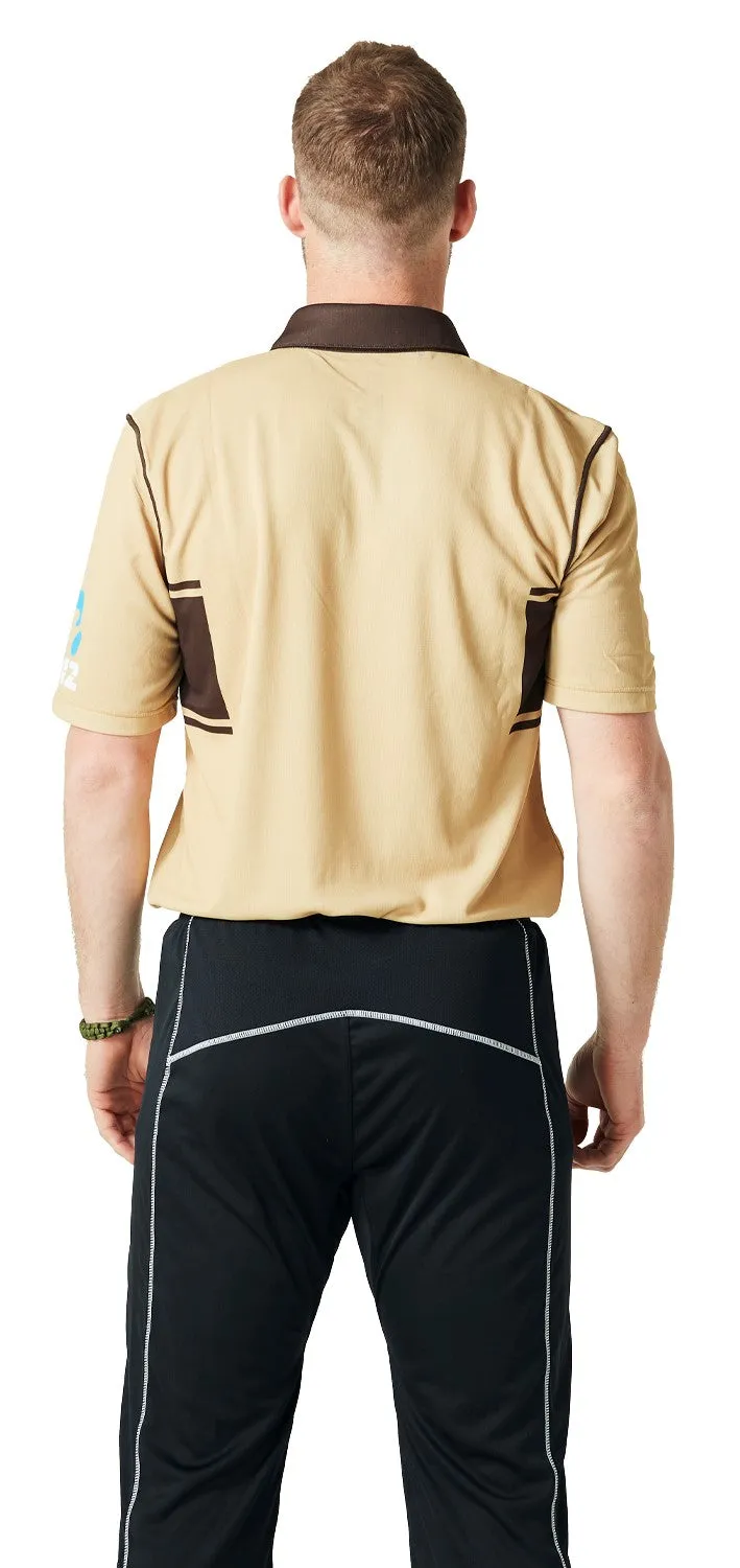 Blackcaps Retro Beige Kids Polo