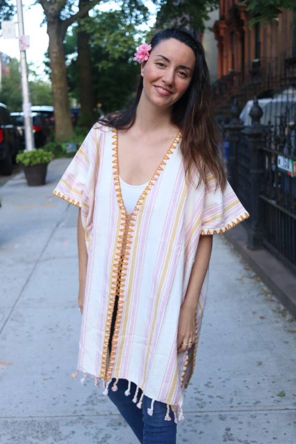 BOHO ROSE Stitched Kaftan