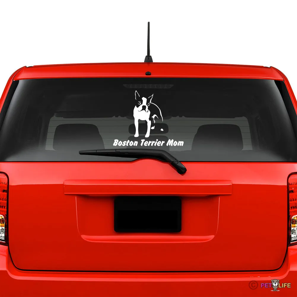 Boston Terrier Mom Sticker