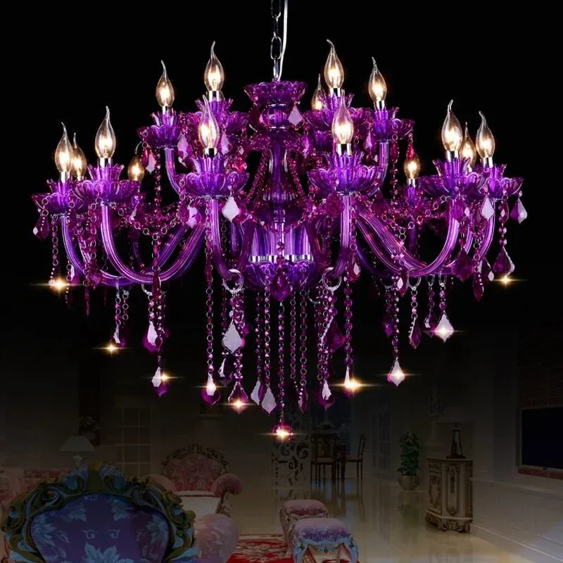 Brigitte Chandelier - Purple