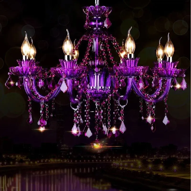 Brigitte Chandelier - Purple