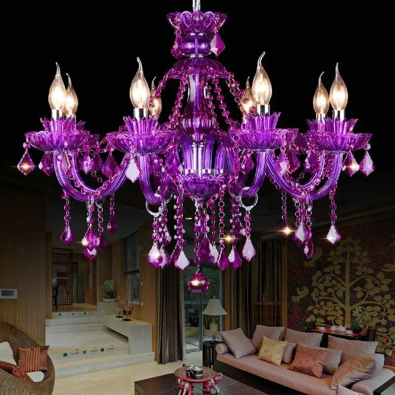 Brigitte Chandelier - Purple