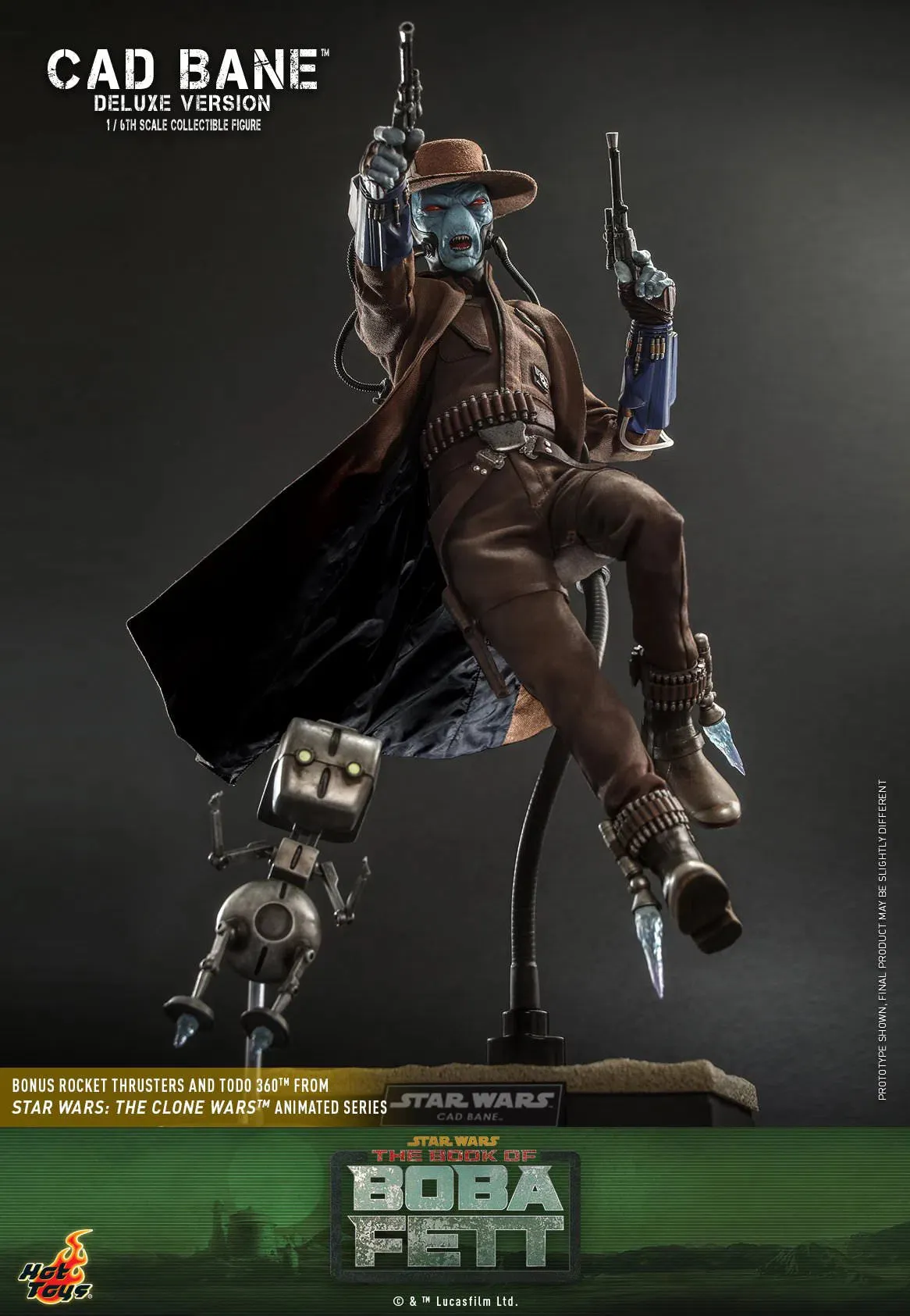 Cad Bane: Star Wars: The Book Of Boba Fett: Deluxe: TMS080