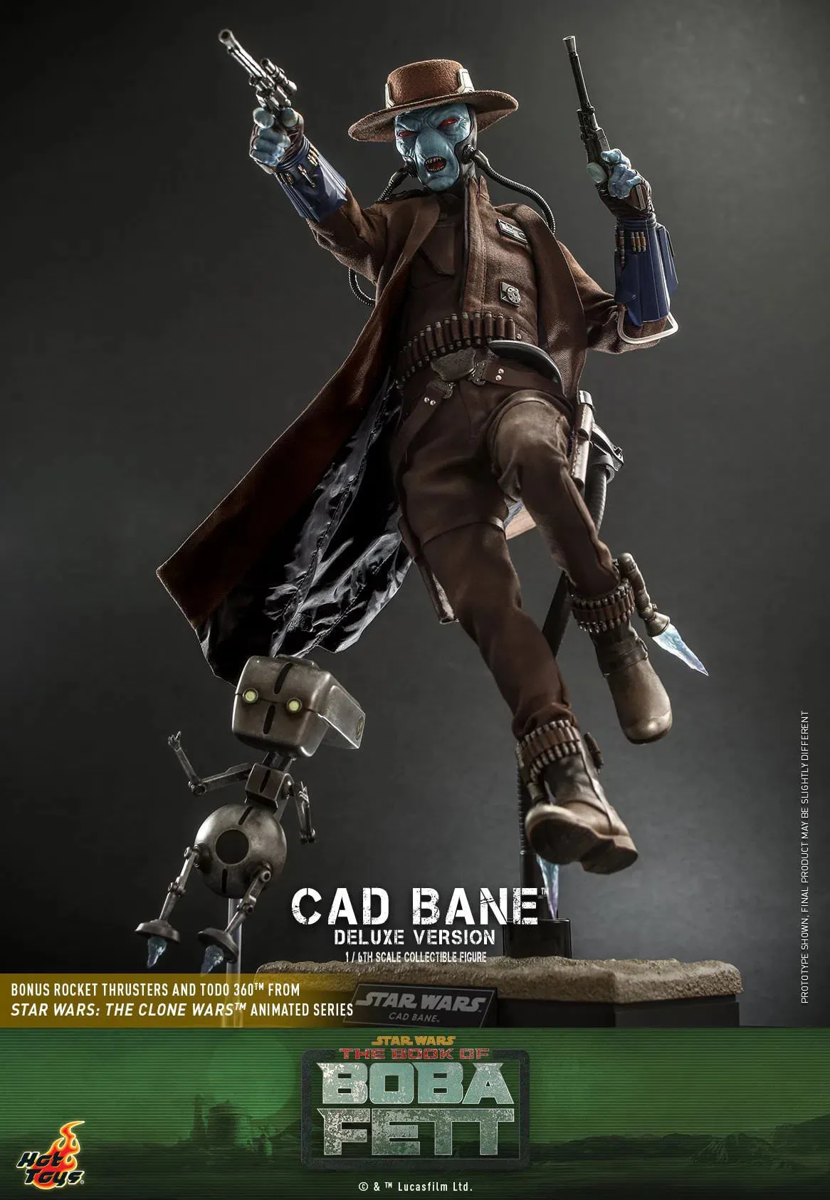 Cad Bane: Star Wars: The Book Of Boba Fett: Deluxe: TMS080