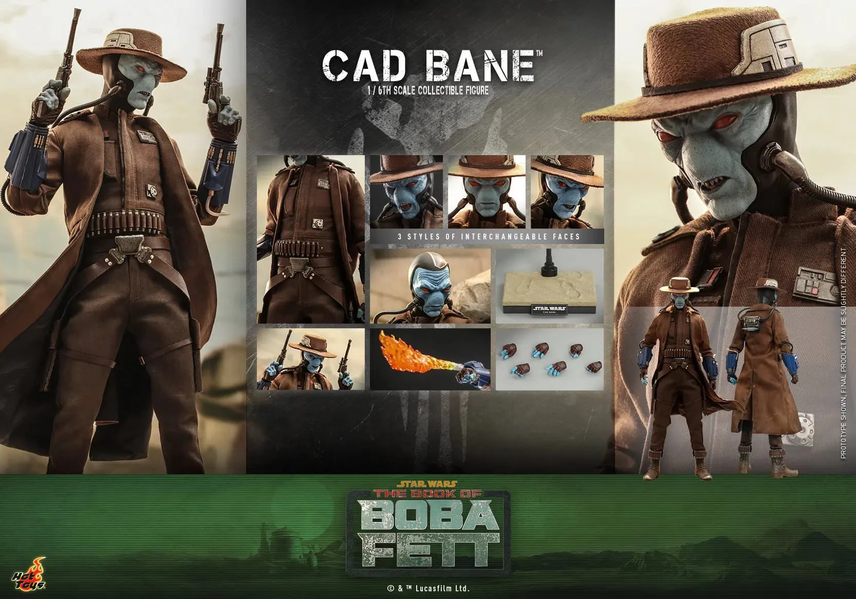 Cad Bane: Star Wars: The Book Of Boba Fett: Standard: Hot Toys: TMS079