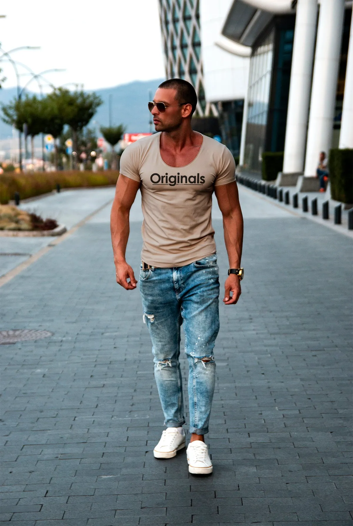 Casual Men's T-shirt "Originals" MD963