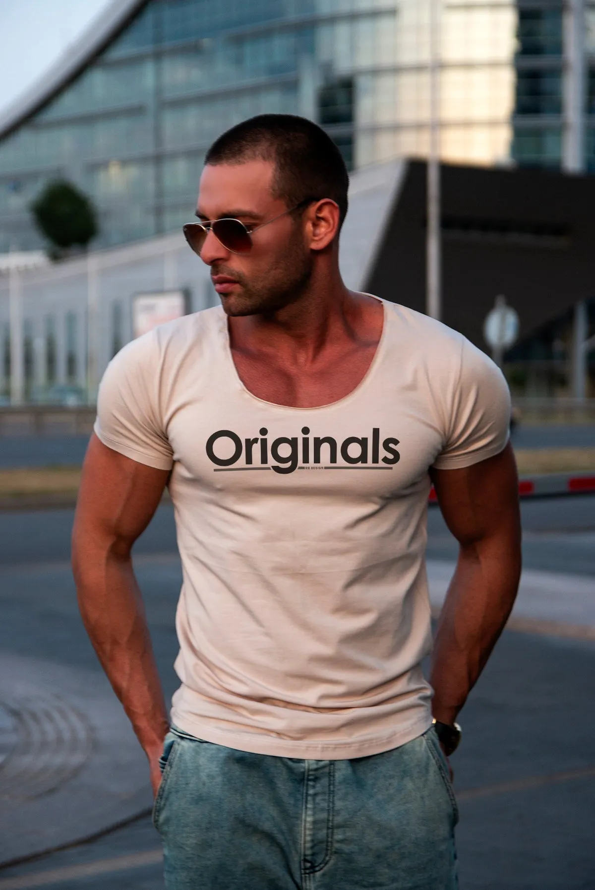 Casual Men's T-shirt "Originals" MD963