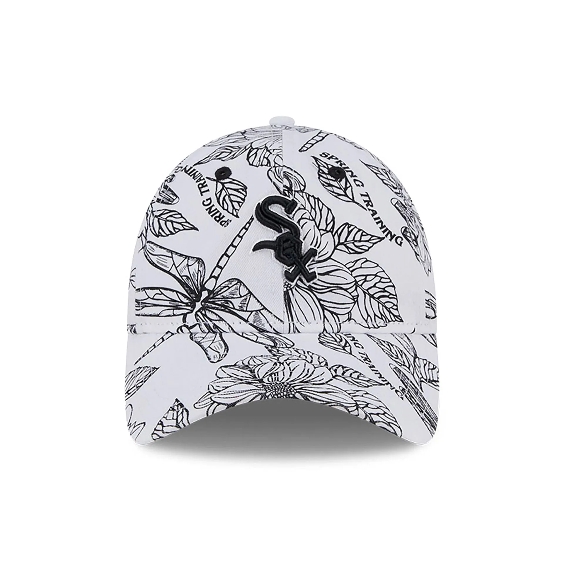 Chicago White Sox Womens Spring All Over Print White 9TWENTY Adjustable Cap