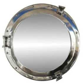 Chrome Porthole Mirror - 20"