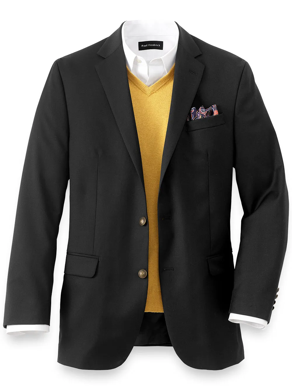 Classic Fit Wool Travel Blazer