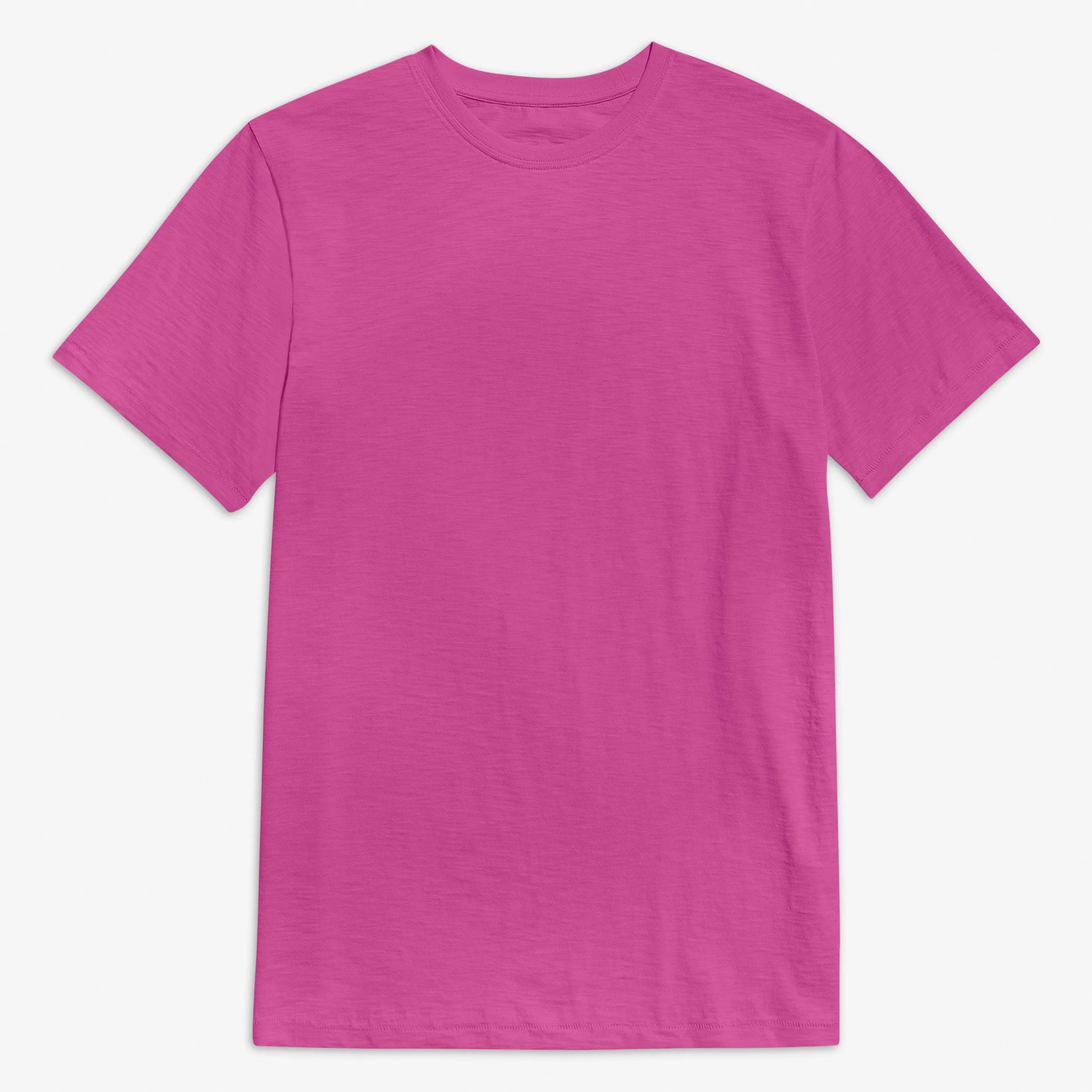 Clearance Fit 2 grown-ups slub crewneck tee in seasonal colors