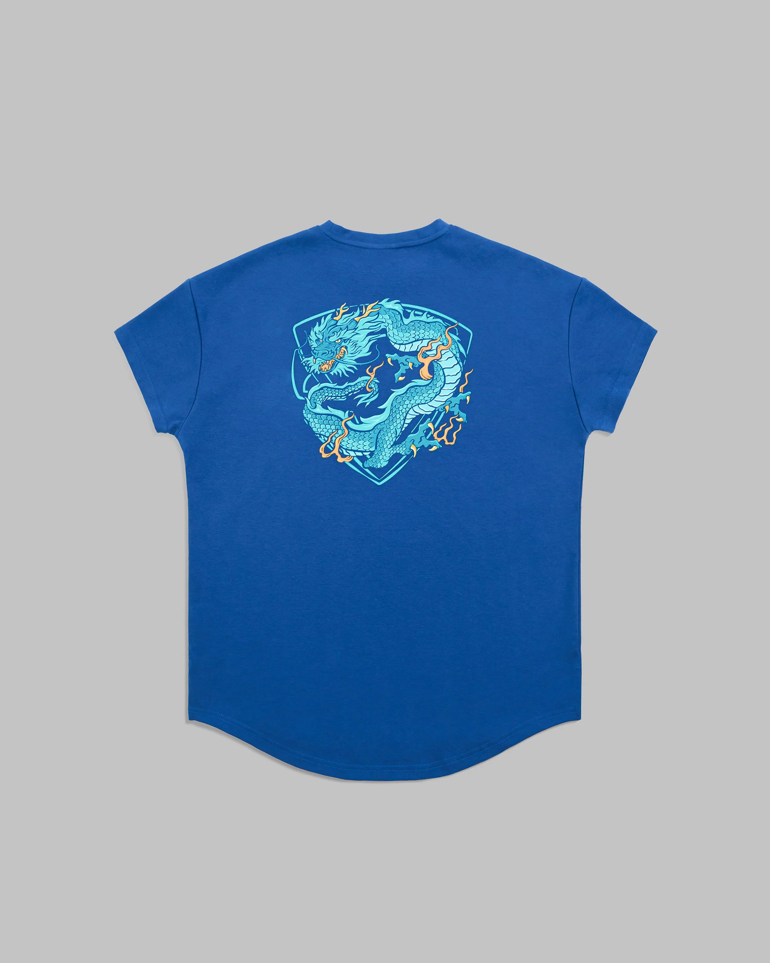 Coiled Dragon Drop Shoulder Muscle Tee