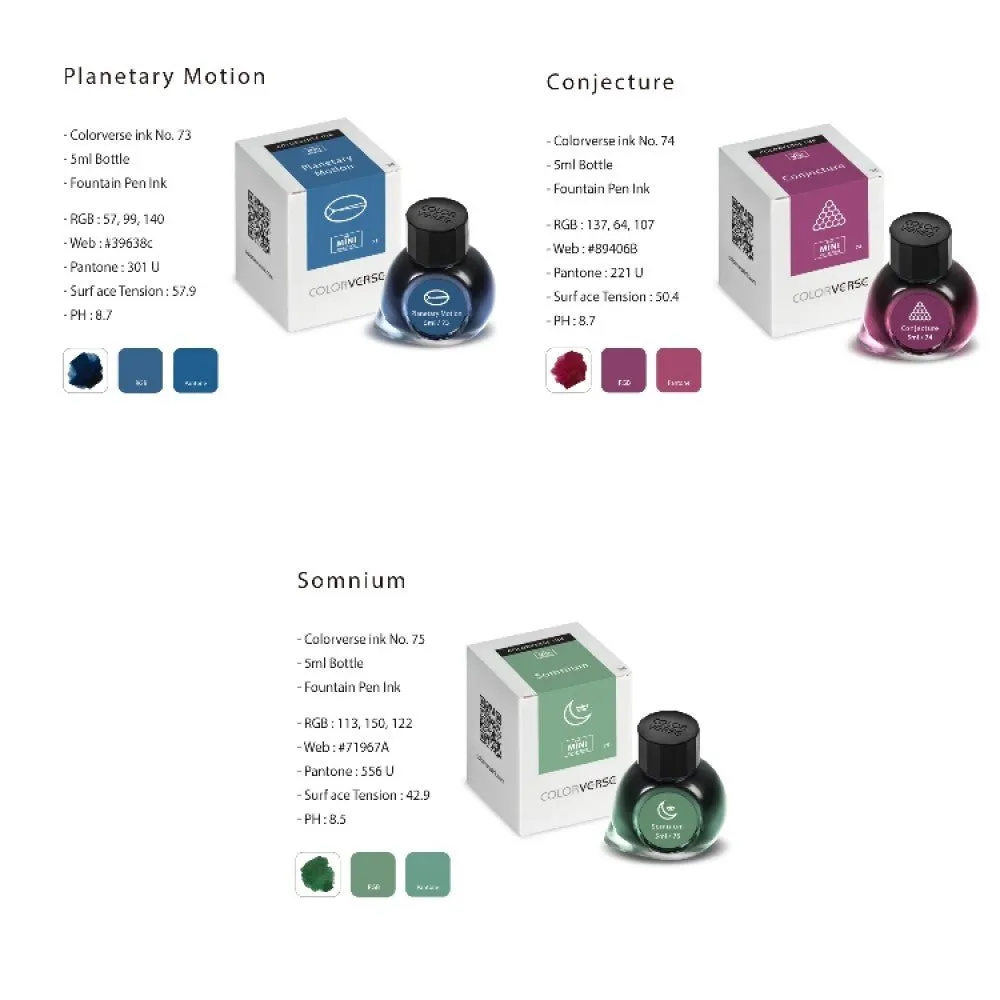 Colorverse Johannesh Kepler Special Edition- The Mini-Pack of 3