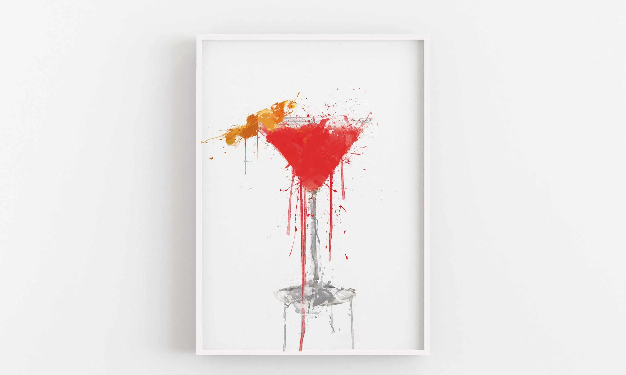 Cosmopolitan Cocktail Wall Art Print