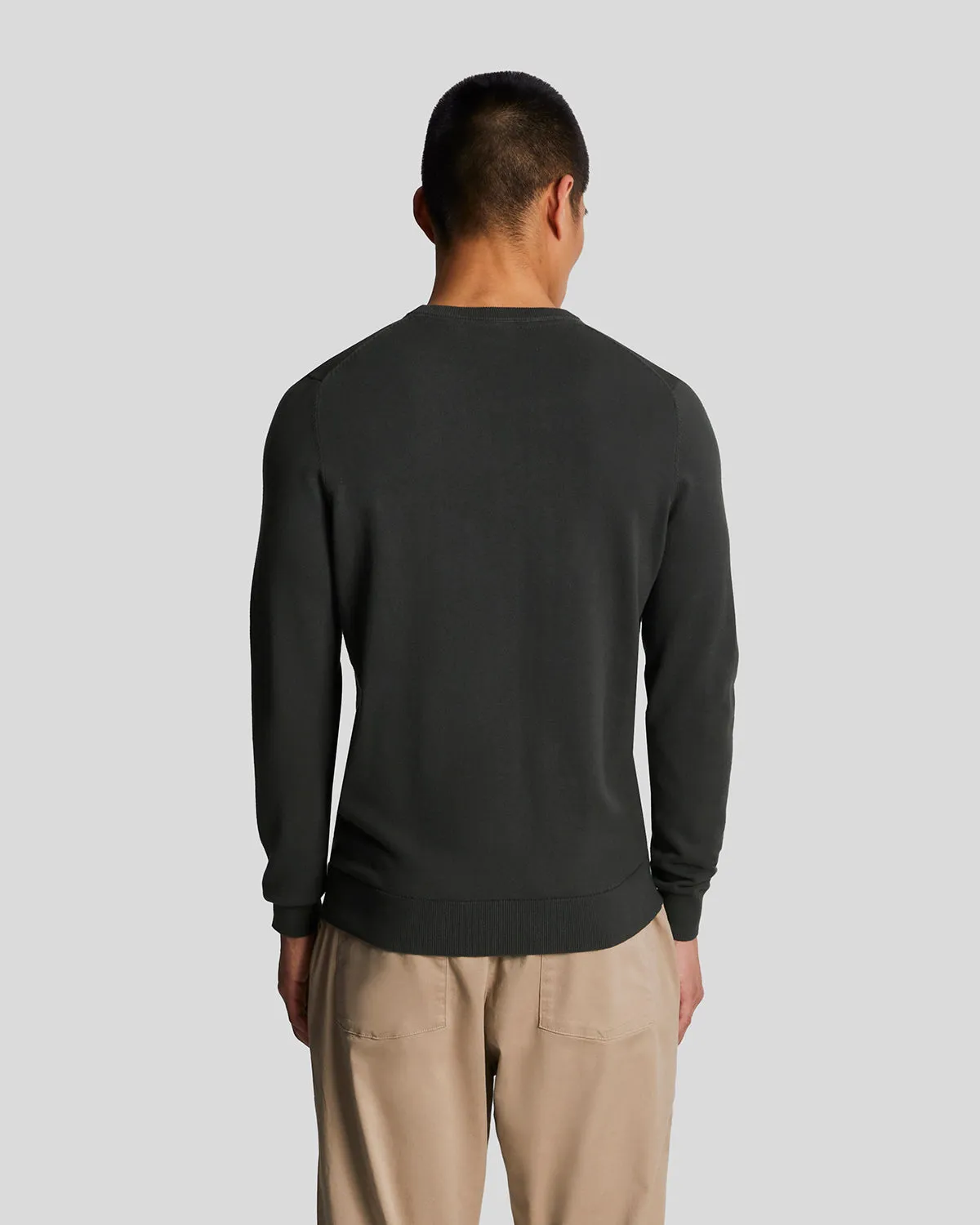 Cotton Crew Neck Jumper