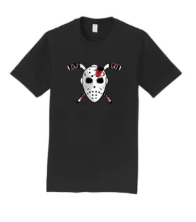 Cotton/Polyester Black Sr. New Slashers Tshirt