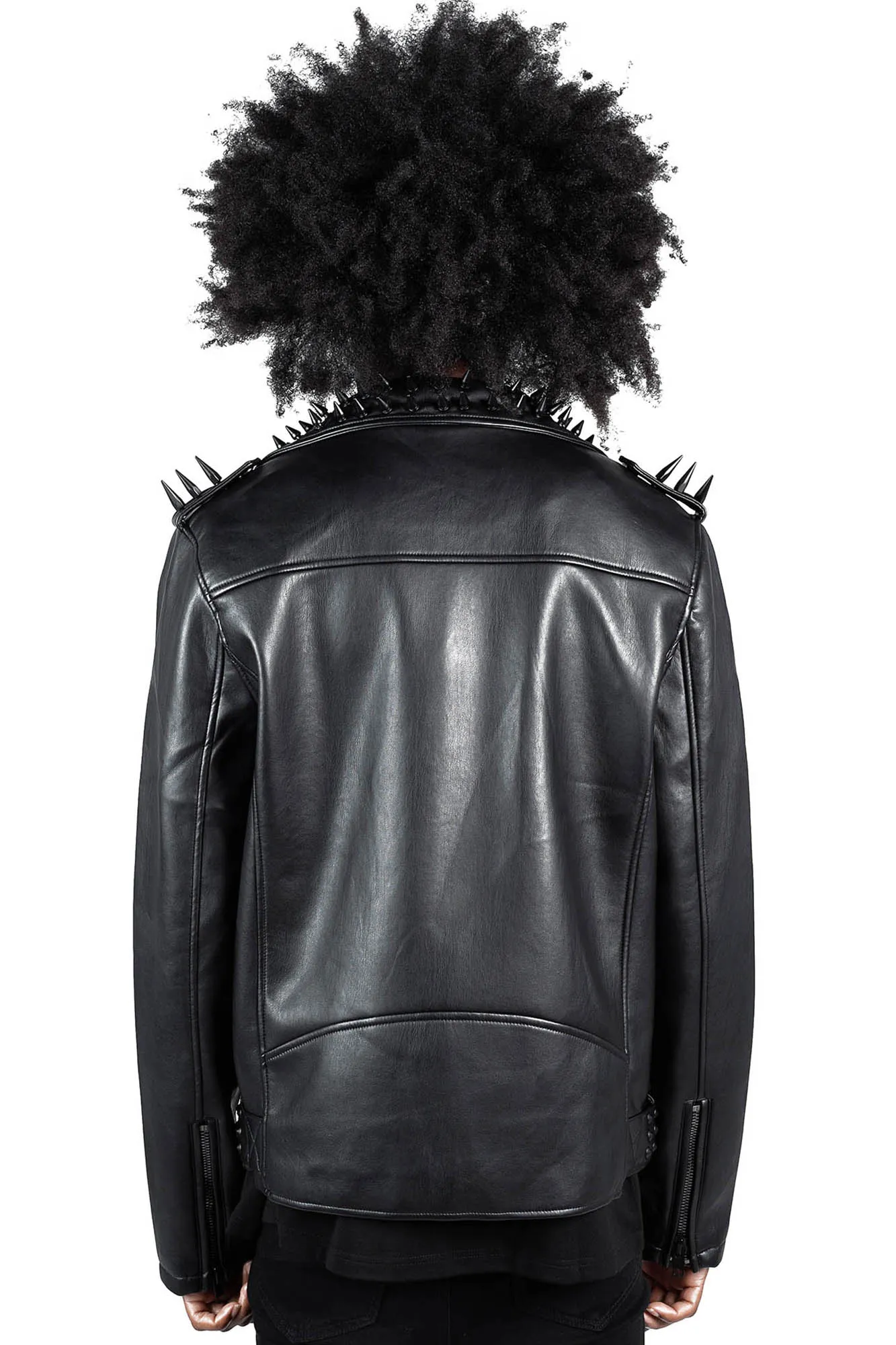 Creeping Death Biker Jacket [BLACK STUDS]