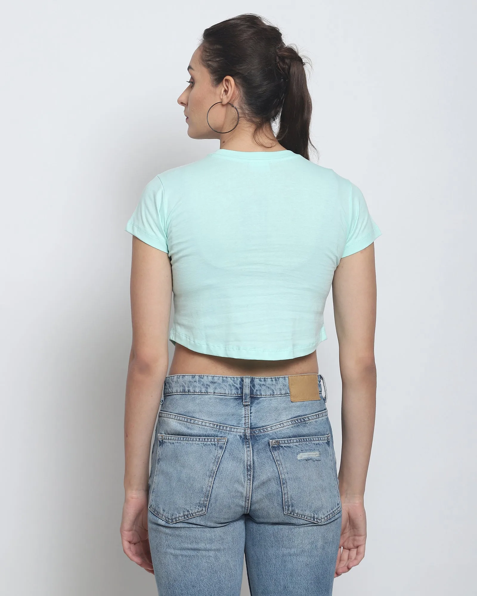 Crop Top: Pale Green