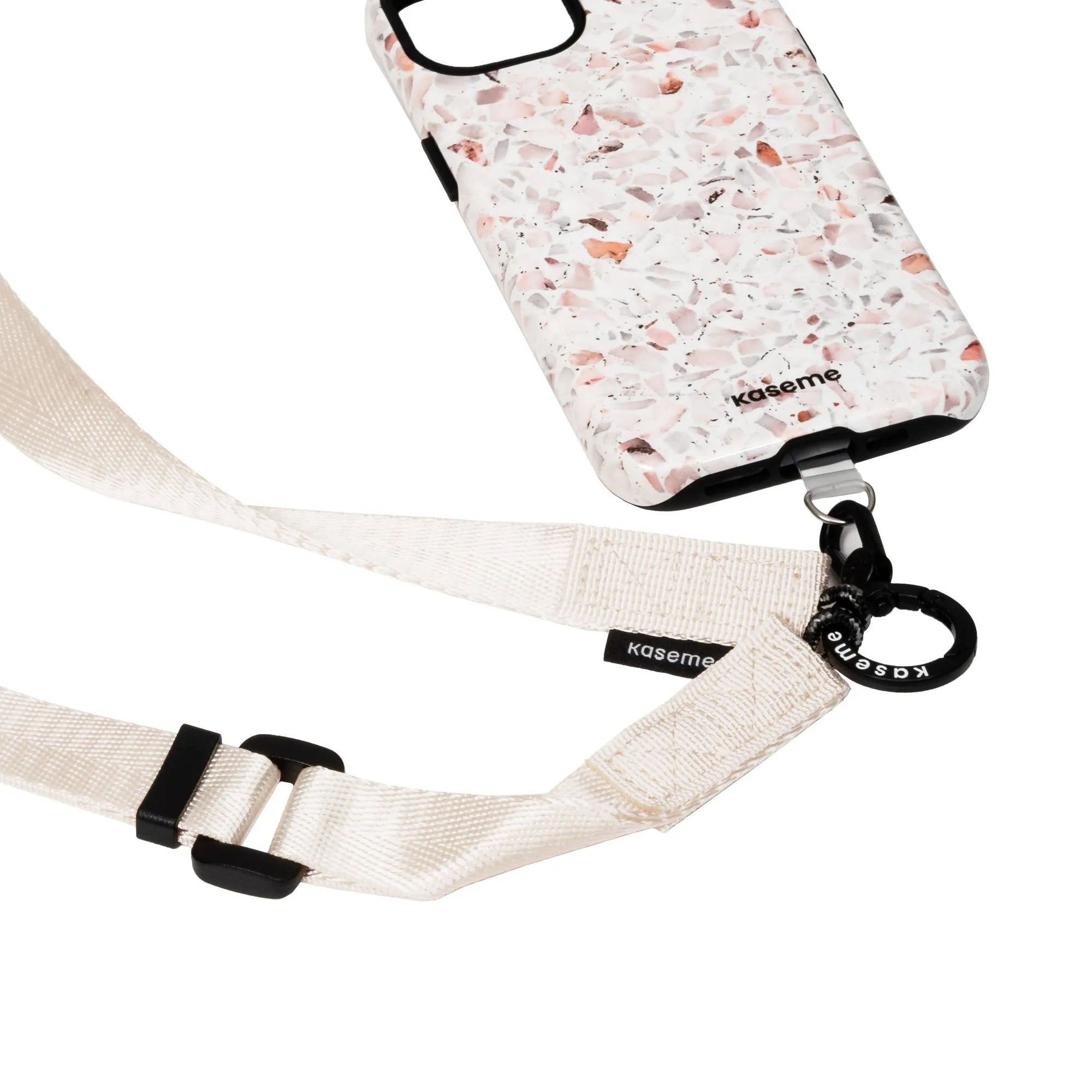 Crossbody Phone Strap Beige