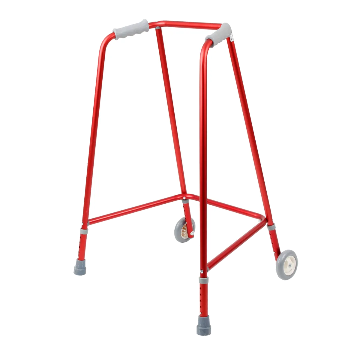 Days Red Adjustable Height Wheeled Walking Frames