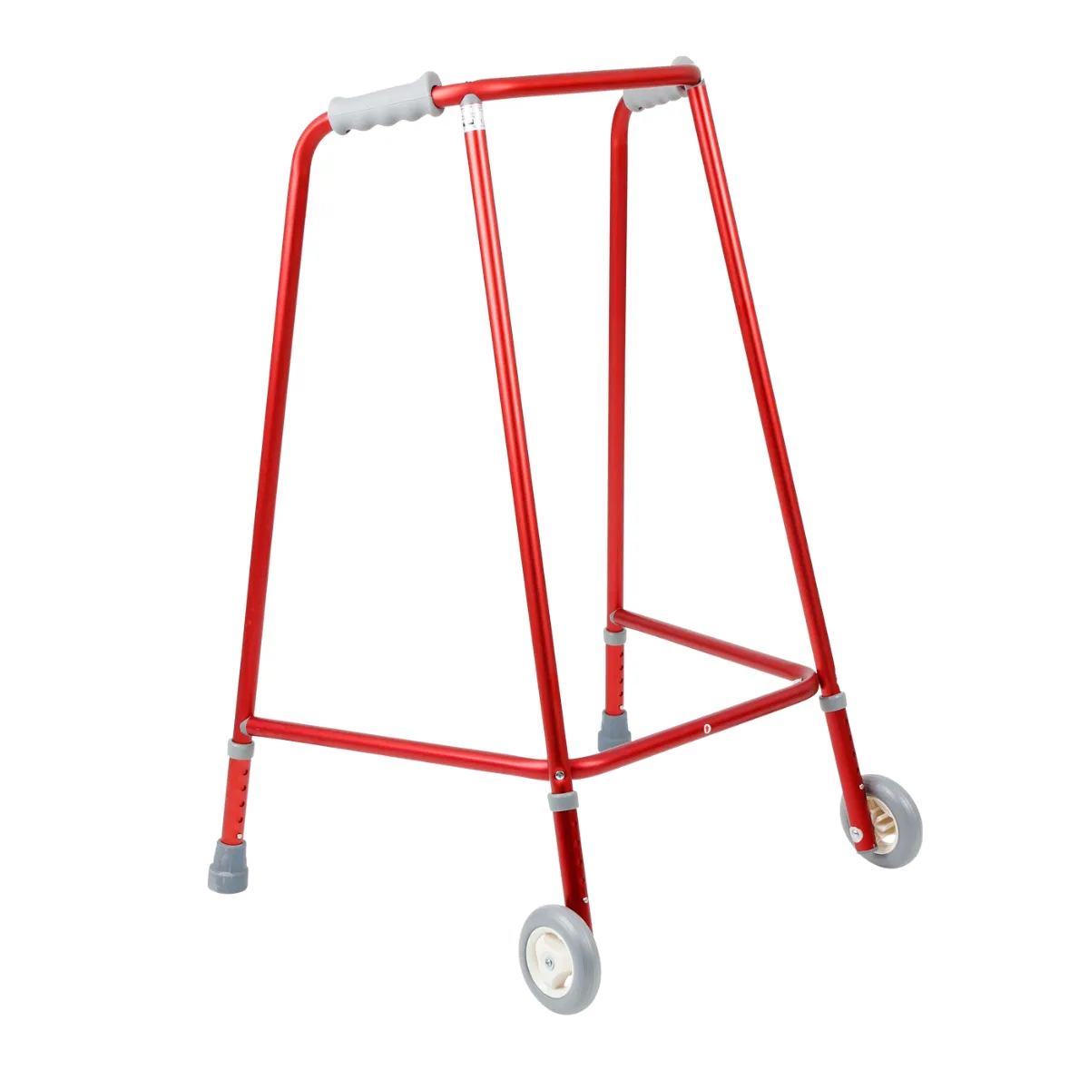 Days Red Adjustable Height Wheeled Walking Frames