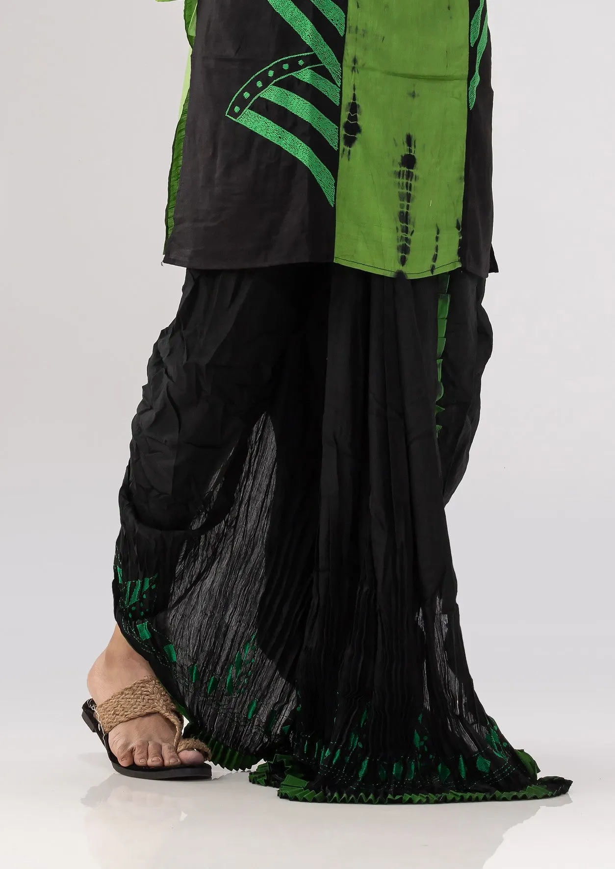 Designer Kantha Dhoti- Ready to wear