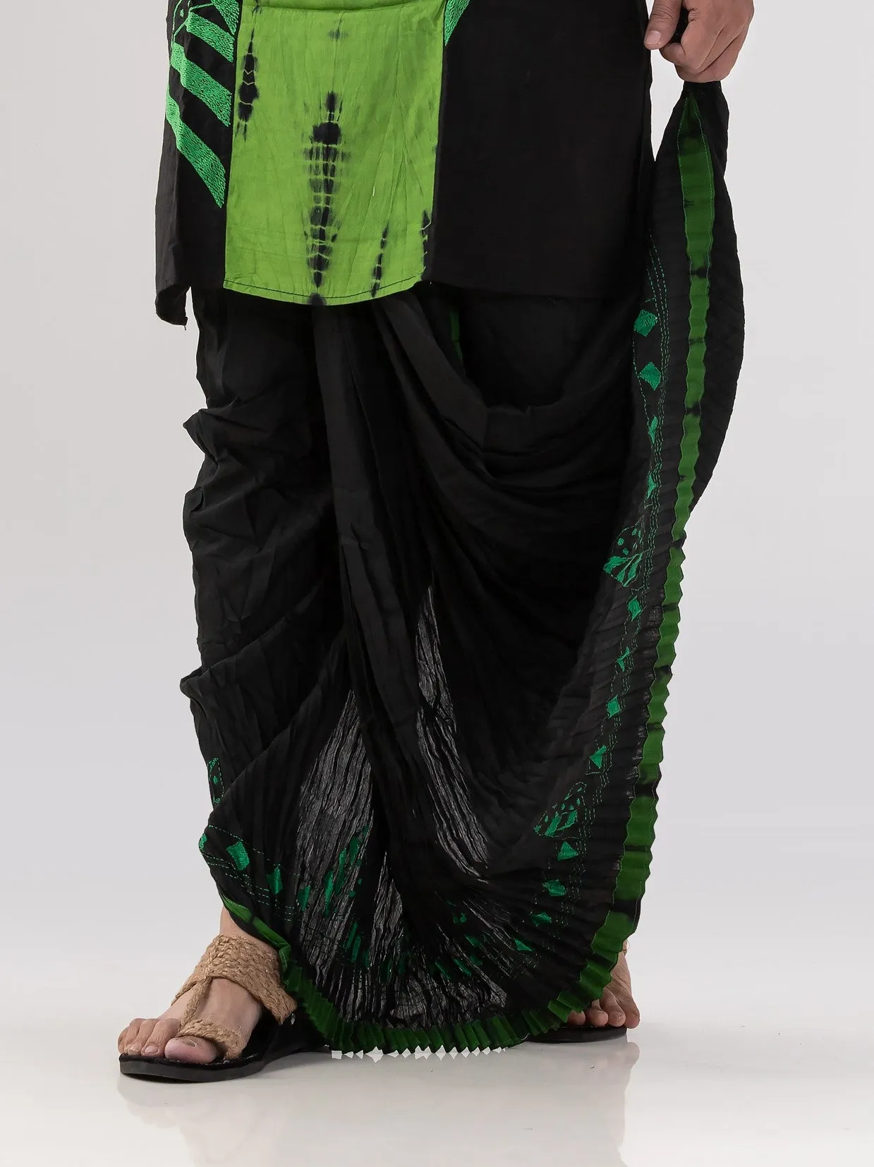 Designer Kantha Dhoti- Ready to wear