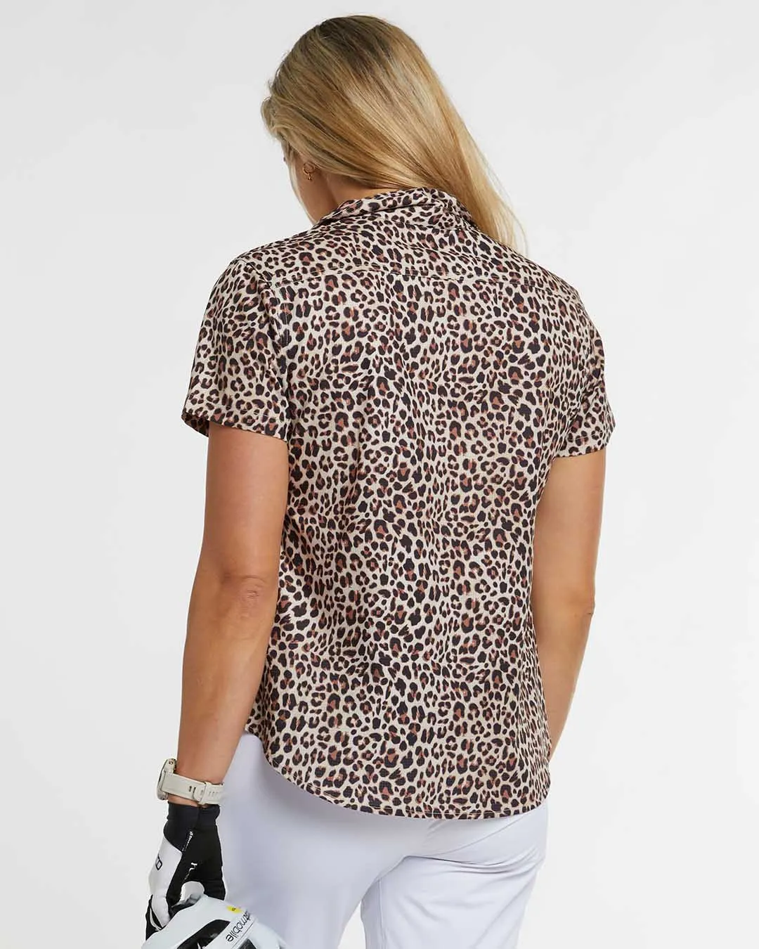 Dharco Womens Tech Party Shirt | Leopard